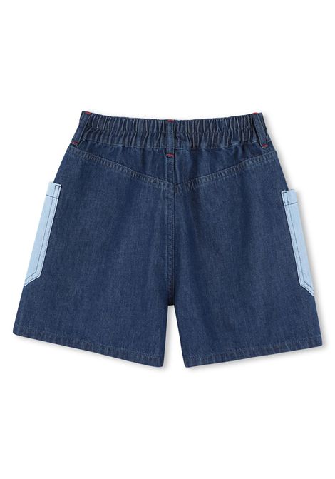 Bermuda denim  con ricamo KENZO KIDS | K61040Z25